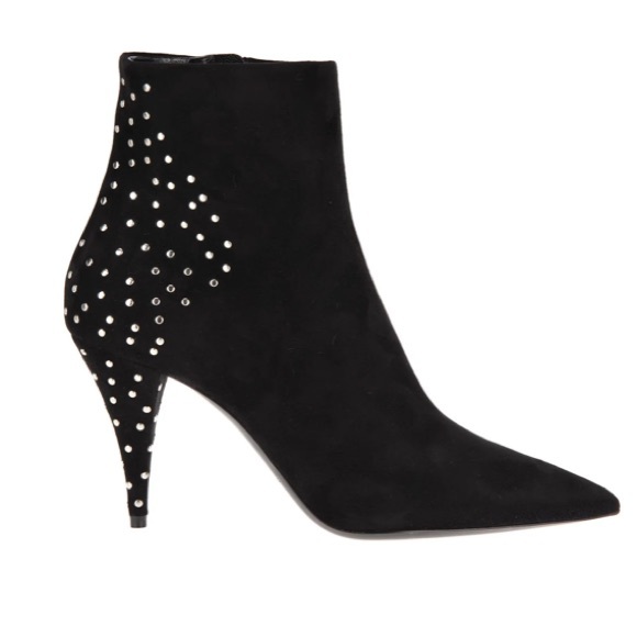 Saint Laurent Kiki suede studded boots - Picture 4 of 7